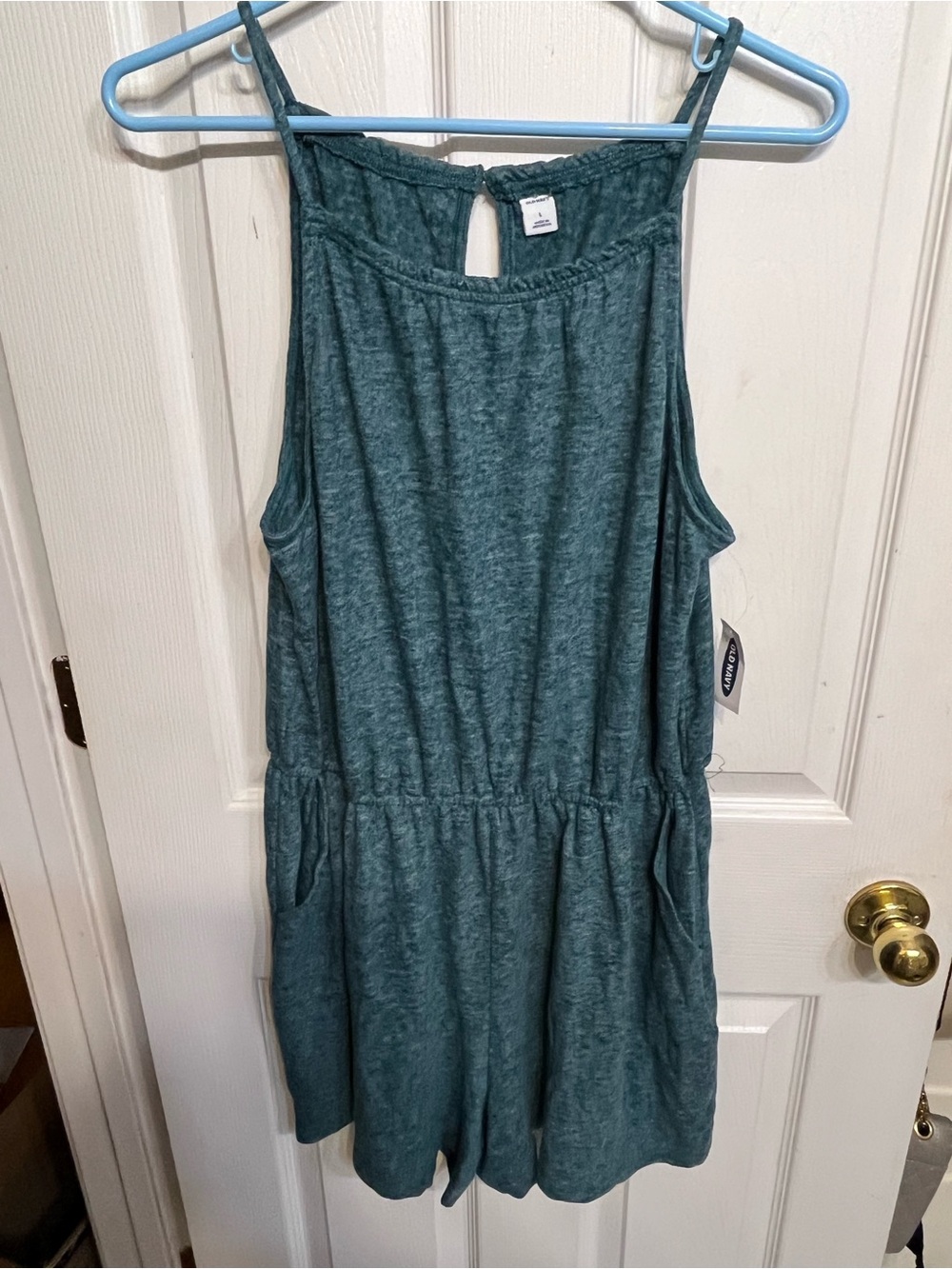Old Navy Teal Sleeveless Girls' One-Piece Romper